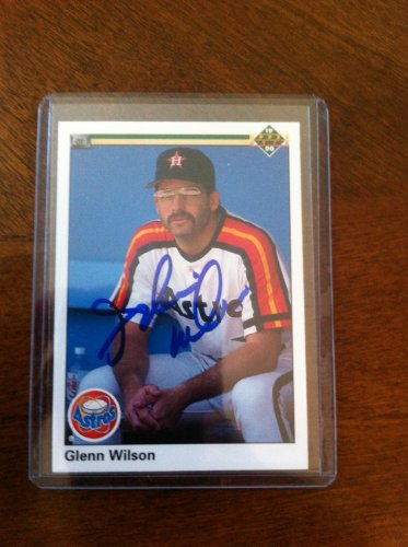 Glenn Wilson Signed 90 Upper Deck