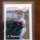 Glenn Wilson Signed 91 Line Drive Minor League