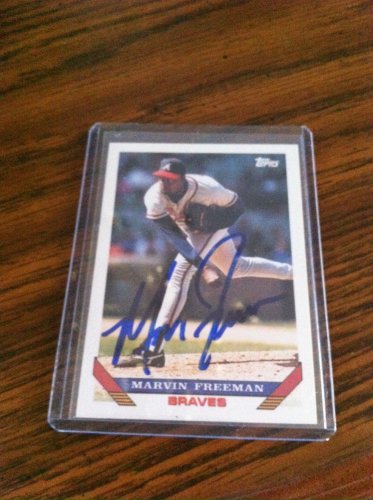 Marvin Freeman Signed 1993 Topps
