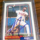 Marvin Freeman Signed 1992 Topps
