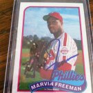 Marvin Freeman Signed 1989 Topps