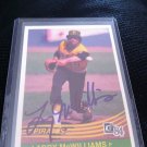 Larry McWilliams Signed 1984 Donruss