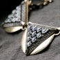 2014 New Free Shipping Vintage Triangle Pendant Necklace Design Necklace Statement Necklace xl00653