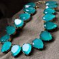 2014 New Green Water Drop Choker Necklace Party Necklace Birthday Gift xl00708