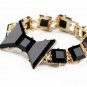 2014 Gorgeous Black Knot Necklace Bracelet Set Jewelry Set Free Shipping