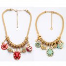 Super Beautiful Blue Red Pendant Choker Necklace Charm Jewelry xl00327