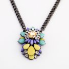 Rainbow Colorful Necklace Free Shipping world Choker Necklace xl00462