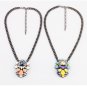 Rainbow Colorful Necklace Free Shipping world Choker Necklace xl00462