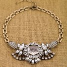 2014 Vintage Colorful Clear Flower Choker Necklace Charm Necklace xl00174