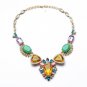 New Crystal Flower Choker Necklace Statement Necklace Charm Necklace xl00798