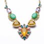 New Crystal Flower Choker Necklace Statement Necklace Charm Necklace xl00798