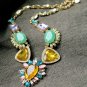 New Crystal Flower Choker Necklace Statement Necklace Charm Necklace xl00798