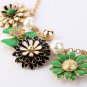 Colorful Flower Choker Necklace Bib Necklace Free Shipping Worldwide