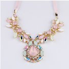 cute pink choker necklace party necklace design necklace accessories xl00469