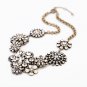 Vintage Clear Flower Choker Necklace Design Necklace Fashion Necklace xl00511