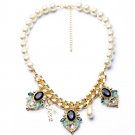 Simulated Pearl Choker Necklace Design Necklace Fashion necklace xl00792