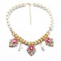 Simulated Pearl Choker Necklace Design Necklace Fashion necklace xl00792
