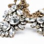 Vintage Clear Flower Choker Necklace Statement Necklace xl00656
