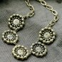 New Arrival Vintage Clear Round Choker Necklace xl00851