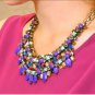 Colorful Rivet Choker Necklace Design Necklace xl00192