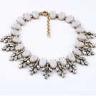 2014 New Vintage Crystal Leaf Choker Necklace Party Necklace xl00514