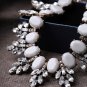 2014 New Vintage Crystal Leaf Choker Necklace Party Necklace xl00514