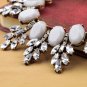 2014 New Vintage Crystal Leaf Choker Necklace Party Necklace xl00514