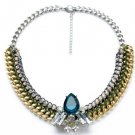 2014 New Brief Glass Choker Necklace Design Jewelry xl00821