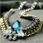 2014 New Brief Glass Choker Necklace Design Jewelry xl00821