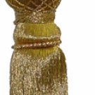 9inch Long Met. Tassel with 5inch loop