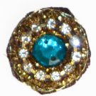 Rhinestone and Bullion Wire Applique
