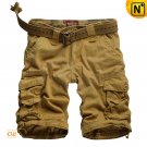 Men Cargo Shorts with Waist Belt CW140061