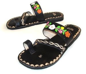 womens mexican leather sandals