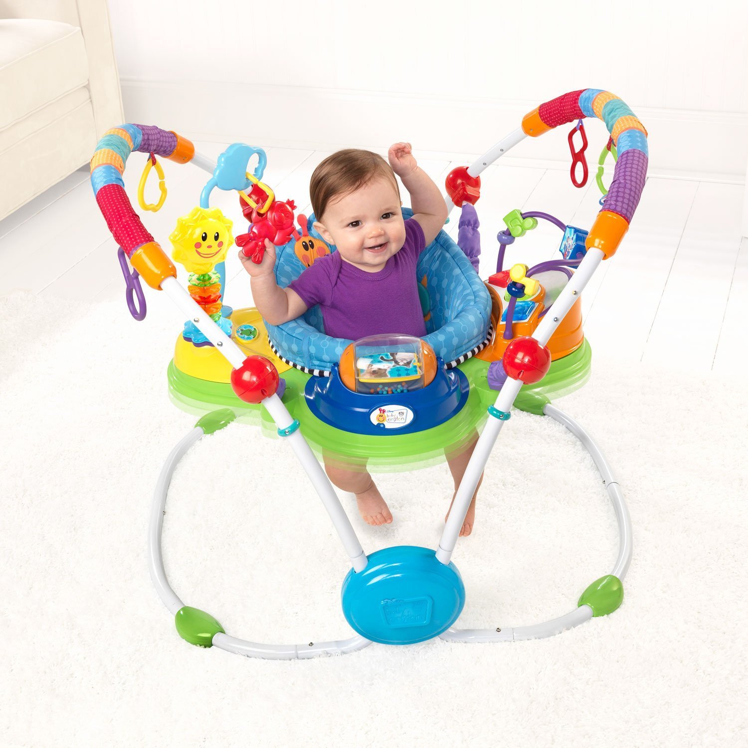Baby Einstein Musical Motion Activity Jumper, Blue