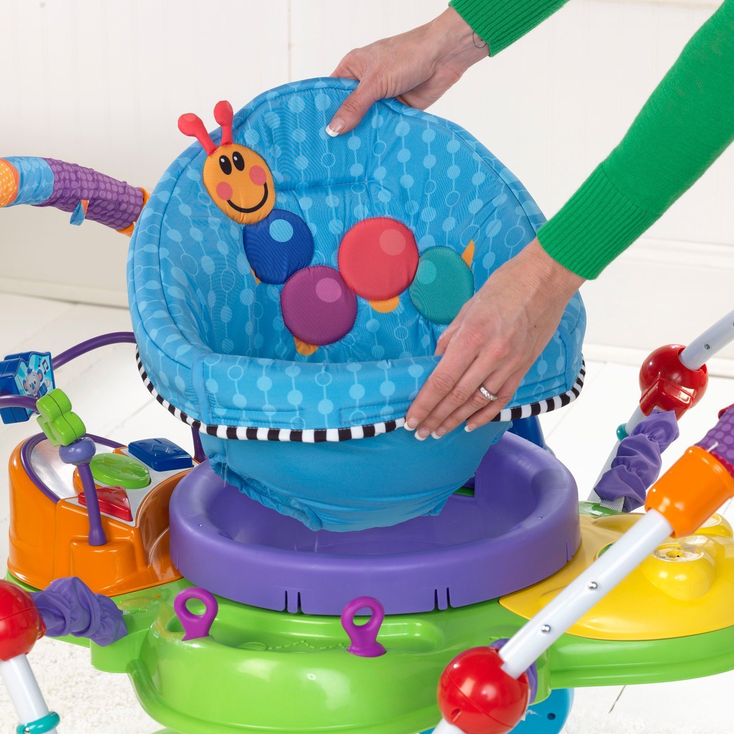 Baby Einstein Musical Motion Activity Jumper, Blue