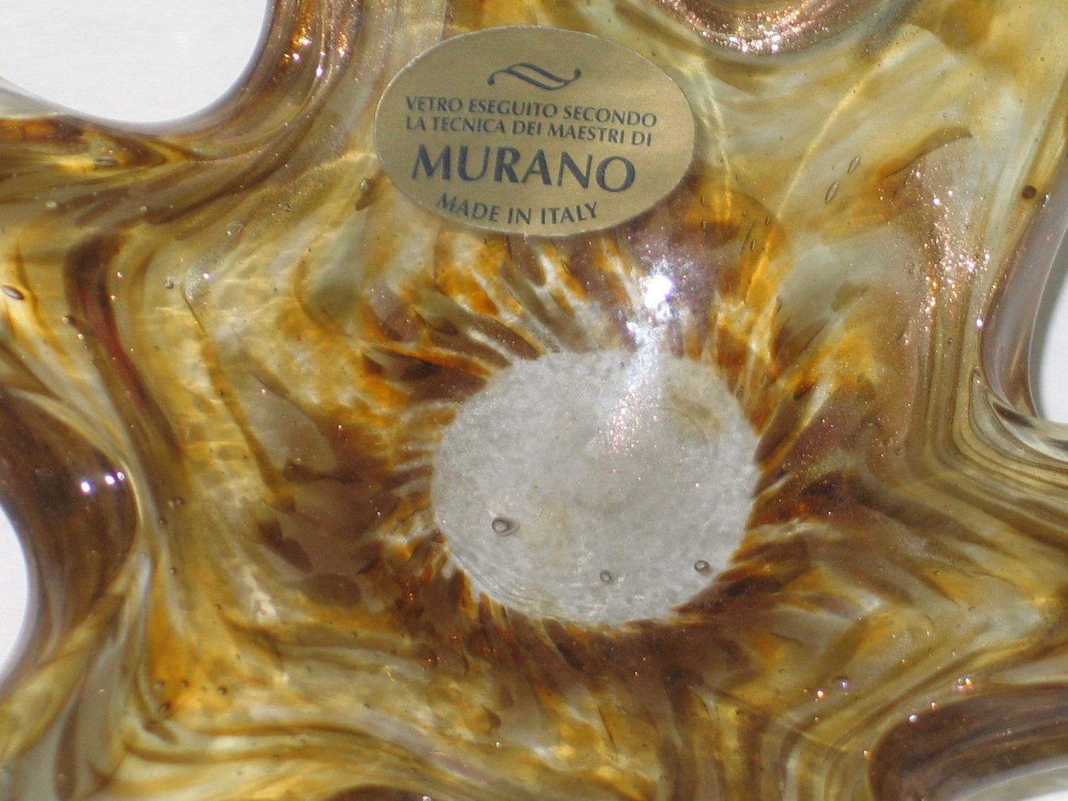 Vintage Murano Vetro Eseguito Secondo La Tecnica Dei Maestri Di Art