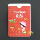 Fashion 2-sides pocket for cards with Cookys Girl Cycling (FP10)