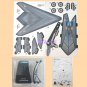 F-117 NIGHTJAR PAPER 3D puzzle DIY jigsaw craft model USA AIR FORCE Desktop Deco as gift (pc42)