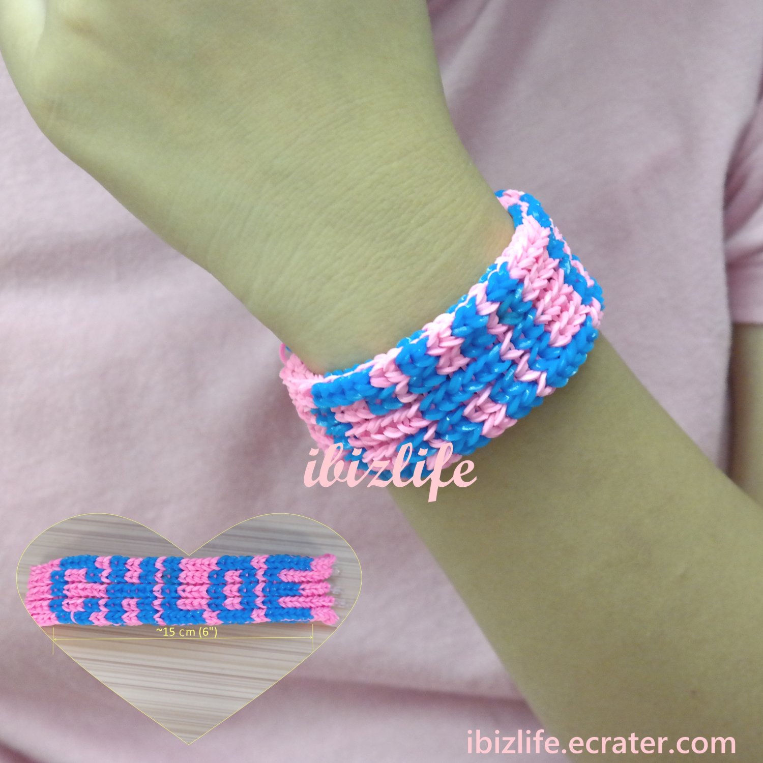 color loom 2 rainbow bracelet (RL24) Handmade named color rainbow 2 loom bracelet color loom 2 rainbow bracelet (RL24) Handmade named color rainbow 2 loom bracelet