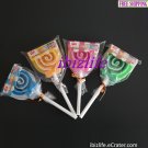 Set of 4 color Lollipop Rubber Erasers as School Stationery(OS01)