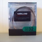 Kirkland Full Grain Leather Mens Belt Size 32 Black  New in box