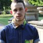 African Print Denim Shirt