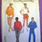 Simplicity 7673 Men's Pull-On Pants, Shorts, Pullover Top and Jacket Sewing Pattern Size Large Uncut