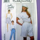 Simplicity 9108 Women's Pants and Shorts Sewing Pattern Misses' Size 6-8-10 Waist 23-25" Uncut
