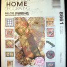 Pillow Patterns, Neck Roll, Square, Rectangle, Round, Home Decor Pattern Uncut McCall's 8661