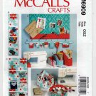 Craft or Sewing Room Wall Organizers, Storage Bins, Pincushion Sewing Pattern Uncut McCall's M6909