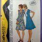 Women's Flared Dress Sewing Pattern, Size 10 Vintage 1970's Uncut McCall's 4033