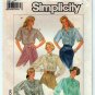 Women's Blouse with Front Tucks Pattern, Long or Short Sleeves, Size 12 Uncut Simplicity 7854