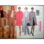 Women's Reversible Coat, Straight Skirt & Tapered Pants Pattern, Size 6-8-10 Uncut Butterick 4638