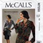 McCall's M7250 7250 Women's Drop-Waist Tops and Belt Size 14-16-18-20-22 UNCUT